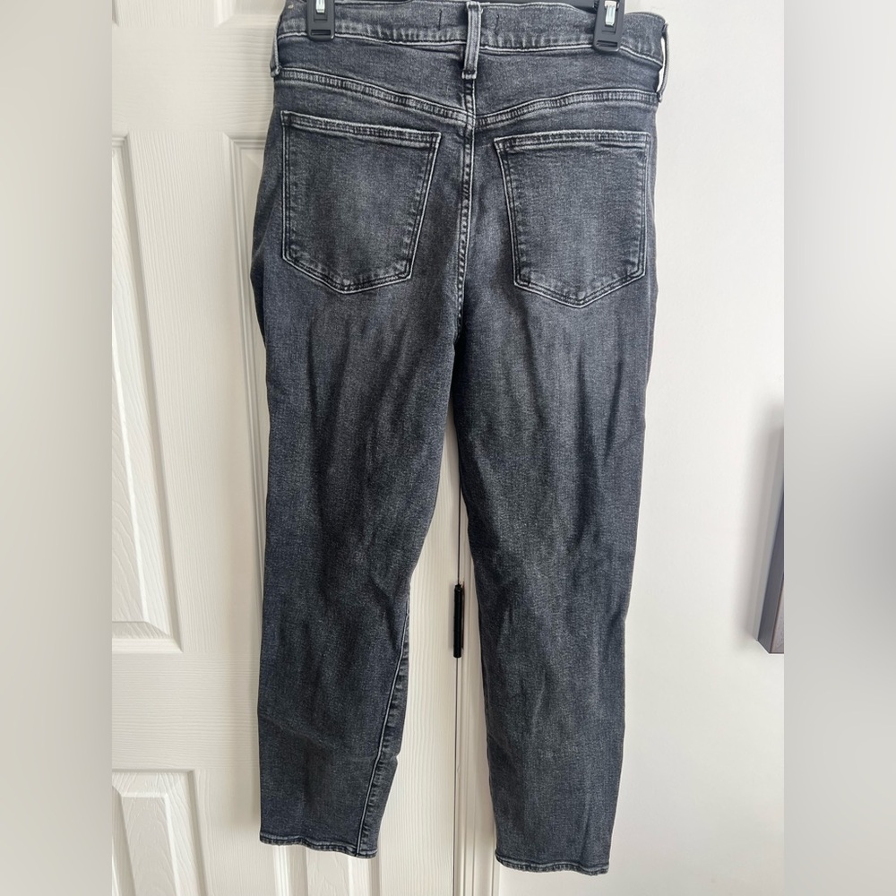 Madewell The Mom Jean Distressed Black Sz 29 - Picture 12 of 16